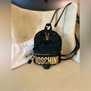 Moschino Mini Convertible Nylon Backpack